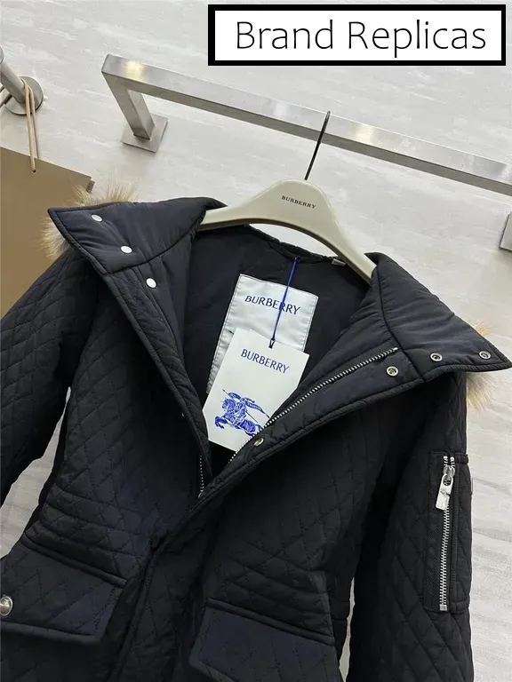 Burberry Diamond Quilted Hooded Jacket